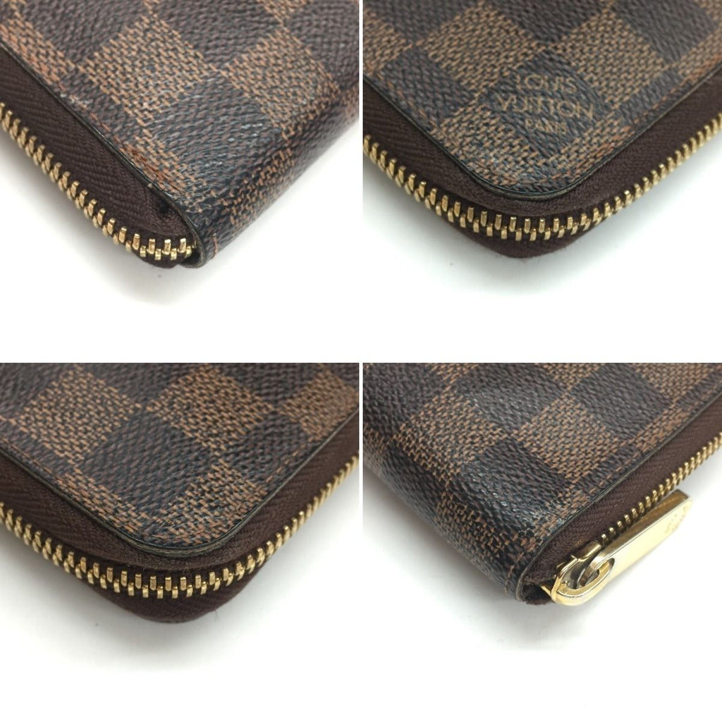 Louis Vuitton Zip Around Wallet Damier Zippy Compact Brown — view 4