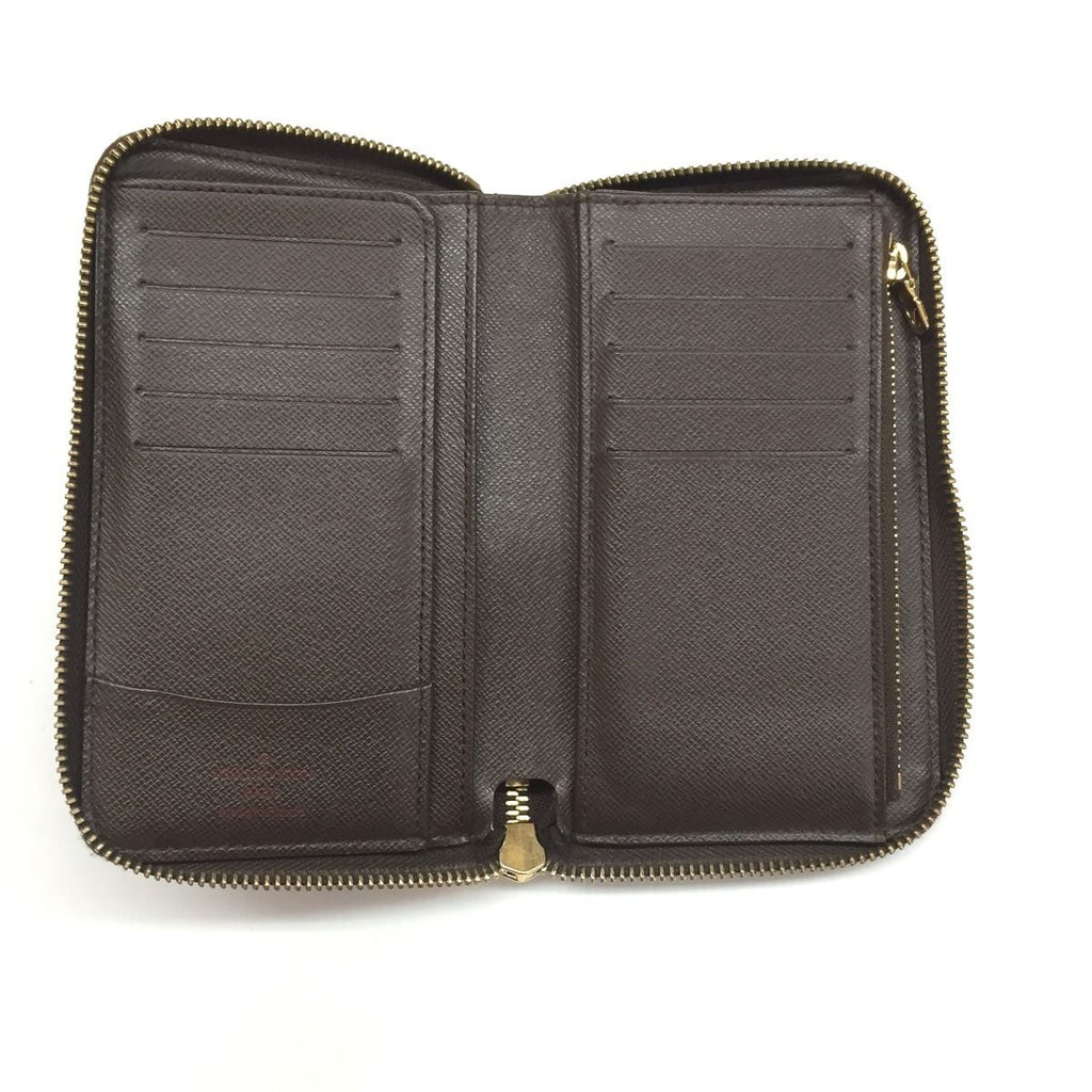 Louis Vuitton Zip Around Wallet Damier Zippy Compact Brown — view 7