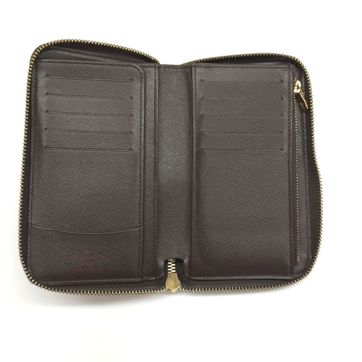 Louis Vuitton Zip Around Wallet Damier Zippy Compact Brown — view 7