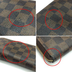 Louis Vuitton Zip Around Wallet Damier Zippy Compact Brown — view 5