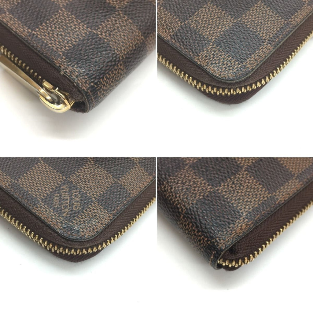 Louis Vuitton Zip Around Wallet Damier Zippy Compact Brown — view 3