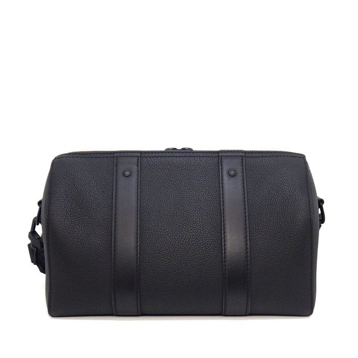 Louis Vuitton Shoulder Bag City Keepall Black LV Aerogram Leather — view 2