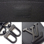 Louis Vuitton Shoulder Bag City Keepall Black LV Aerogram Leather — view 7