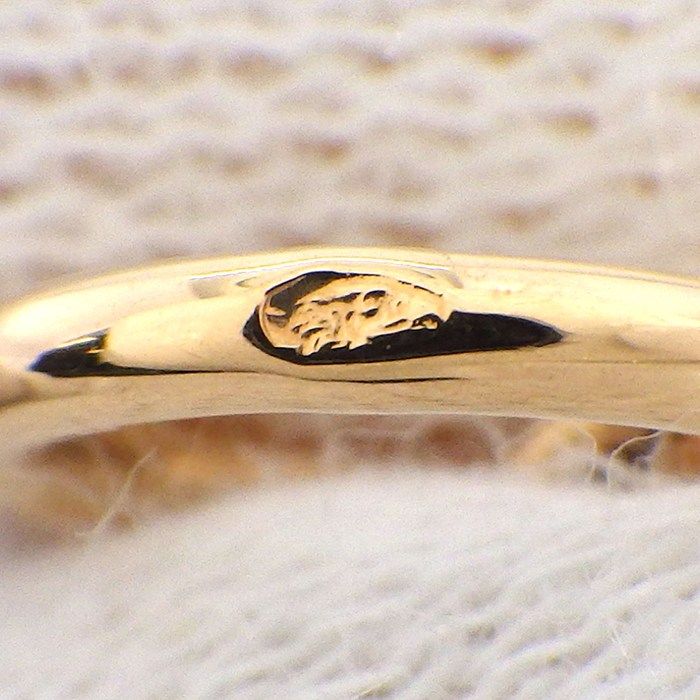 Hermes Necklace Gambard Clou de Selle Round Logo 1 Point Diamond 18k Pink Gold — view 5