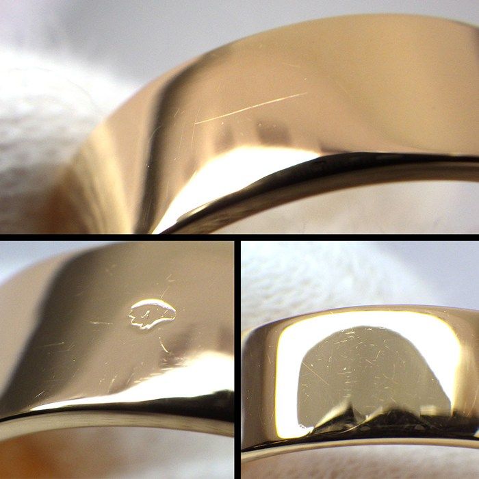 Hermes Ring D'ancre PM Points Diamond 18k Pink Gold — view 6