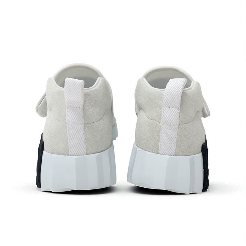 Hermes Sneakers Shoes Suede Fabric White Velcro — view 5