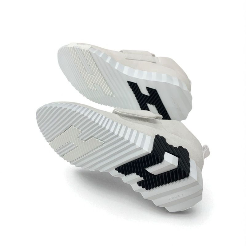 Hermes Sneakers Shoes Suede Fabric White Velcro — view 6