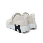 Hermes Sneakers Shoes Suede Fabric White Velcro — view 4