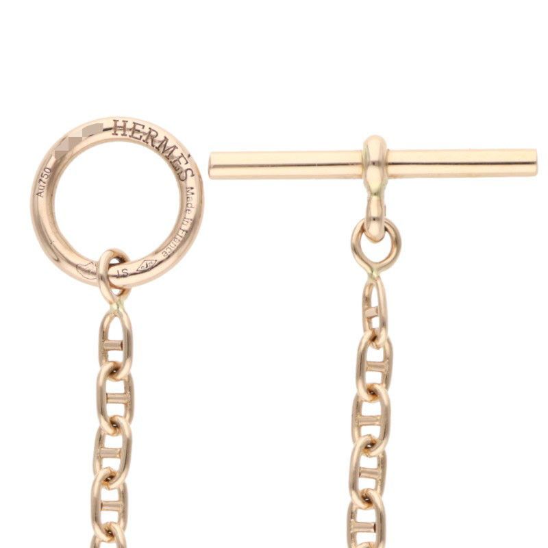 Hermes Farandole TPM 18k Pink Gold Bracelet — view 3