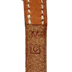 Hermes Bracelet Leather Brown Silver M Belt Style Simple — view 7