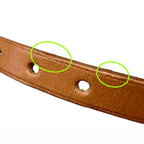 Hermes Bracelet Leather Brown Silver M Belt Style Simple — view 8