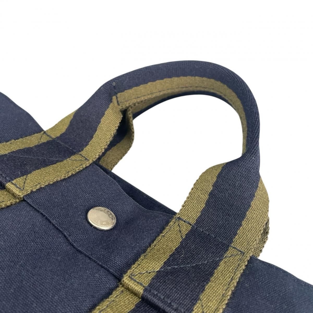 Hermes Tote Fourre Tout PM Handbag Navy — view 5