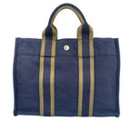 Hermes Tote Fourre Tout PM Handbag Navy — view 2