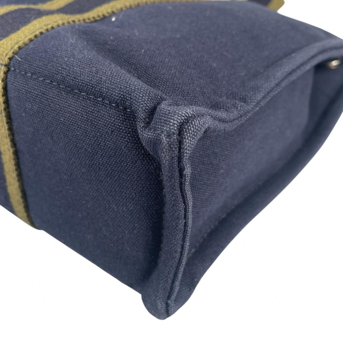 Hermes Tote Fourre Tout PM Handbag Navy — view 7