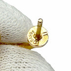 Louis Vuitton Earrings Blooming Gold Logo Feminine — view 5