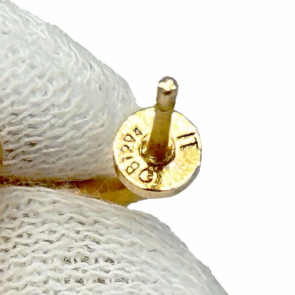 Louis Vuitton Earrings Blooming Gold Logo Feminine — view 5