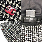 Chanel Tweed Hat Black M Cotton — view 3