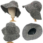 Chanel Tweed Hat Black M Cotton — view 2