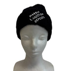 Louis Vuitton Knit Hat Beanie Damier Heritage Snug Pattern Wool Hats Black — view 5