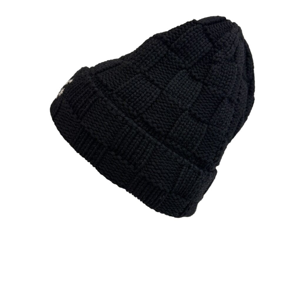Louis Vuitton Knit Hat Beanie Damier Heritage Snug Pattern Wool Hats Black — view 2