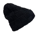 Louis Vuitton Knit Hat Beanie Damier Heritage Snug Pattern Wool Hats Black — view 3