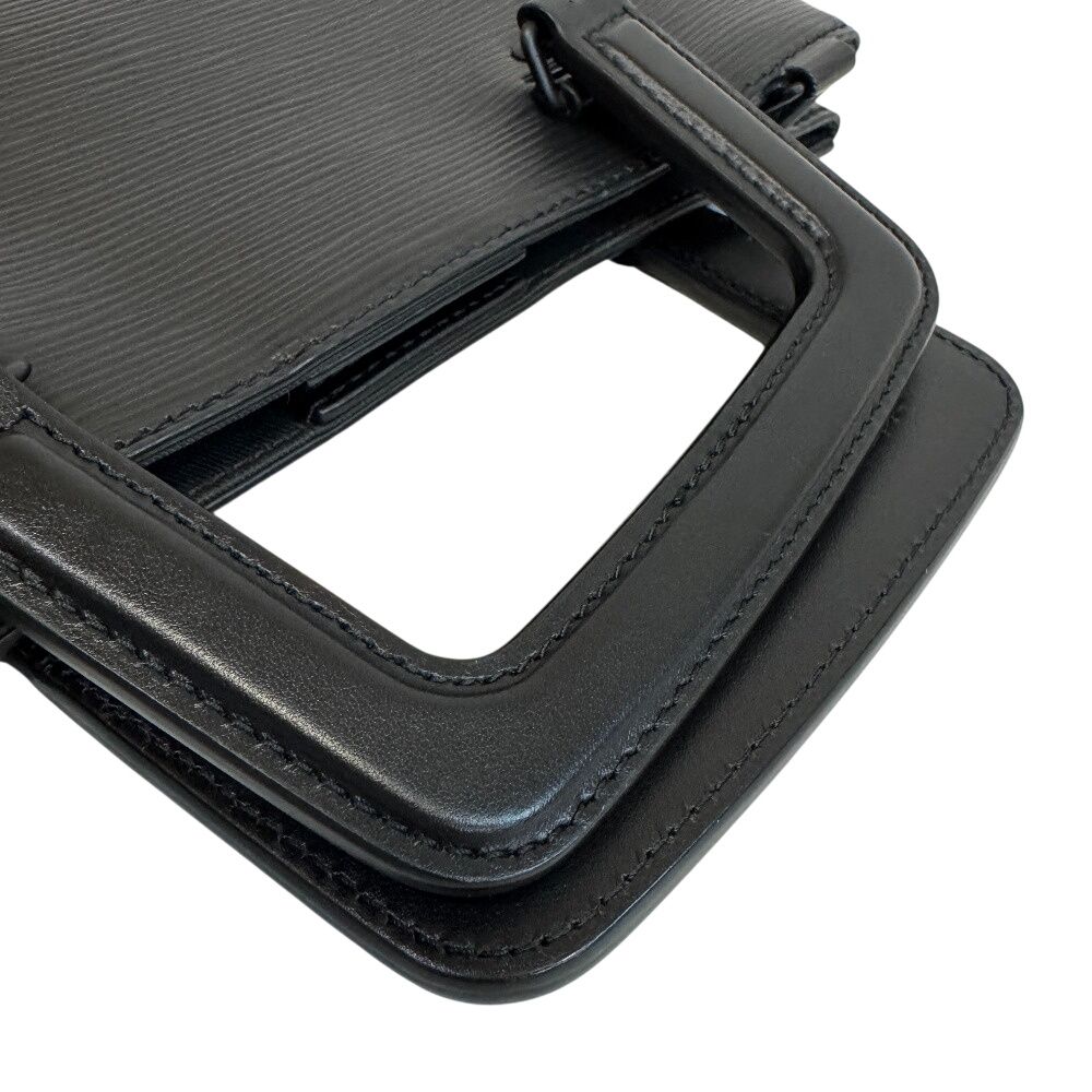 Louis Vuitton 2-Way Shoulder Bag Sac Plafold Epi Black — view 5