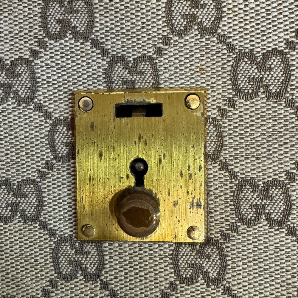 Gucci Vintage Letter Pouch Second GG Pattern Canvas Clutch Beige — view 6