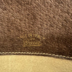 Gucci Vintage Letter Pouch Second GG Pattern Canvas Clutch Beige — view 8