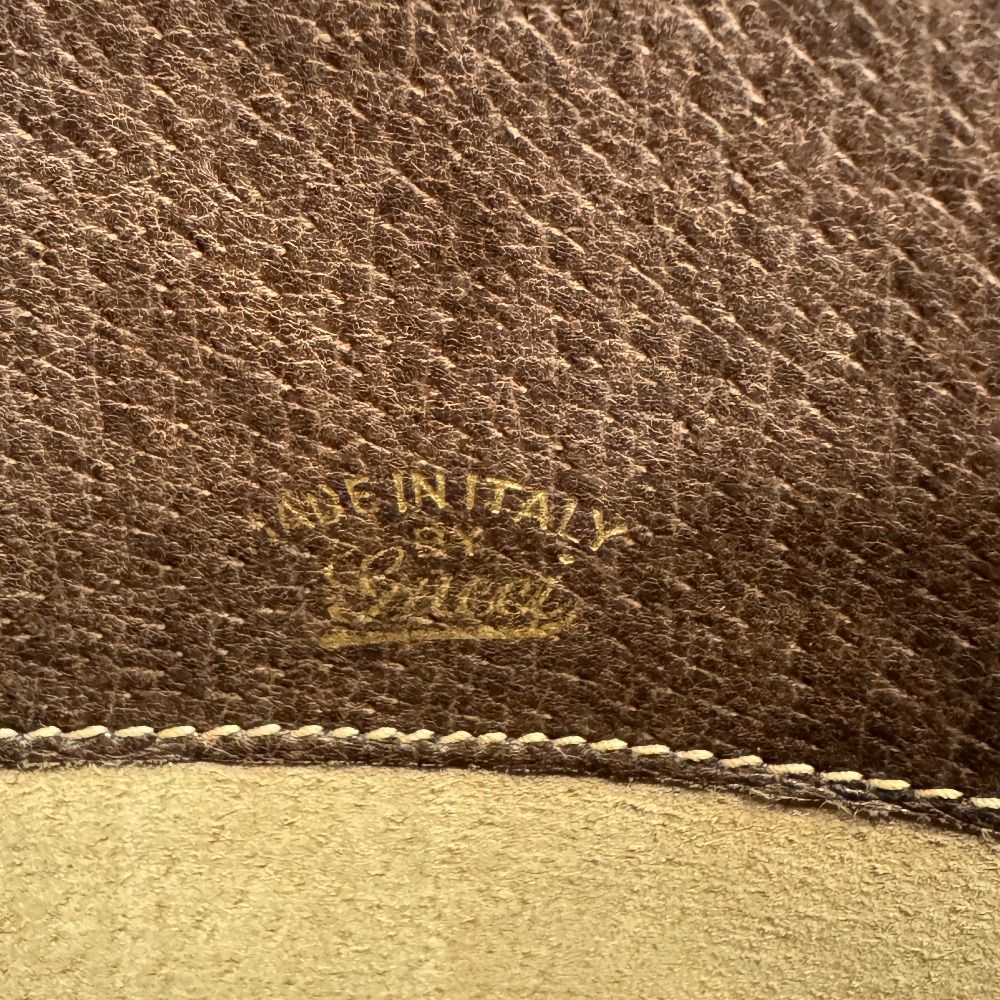 Gucci Vintage Letter Pouch Second GG Pattern Canvas Clutch Beige — view 8