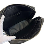 Louis Vuitton Trousse Toilet GM Taiga Leather Clutch Black — view 6
