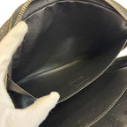 Louis Vuitton Trousse Toilet GM Taiga Leather Clutch Black — view 7