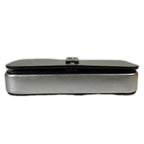 Fendi Shoulder Bag Leather Silver — view 4