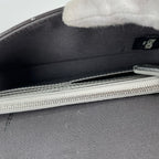 Fendi Shoulder Bag Leather Silver — view 7