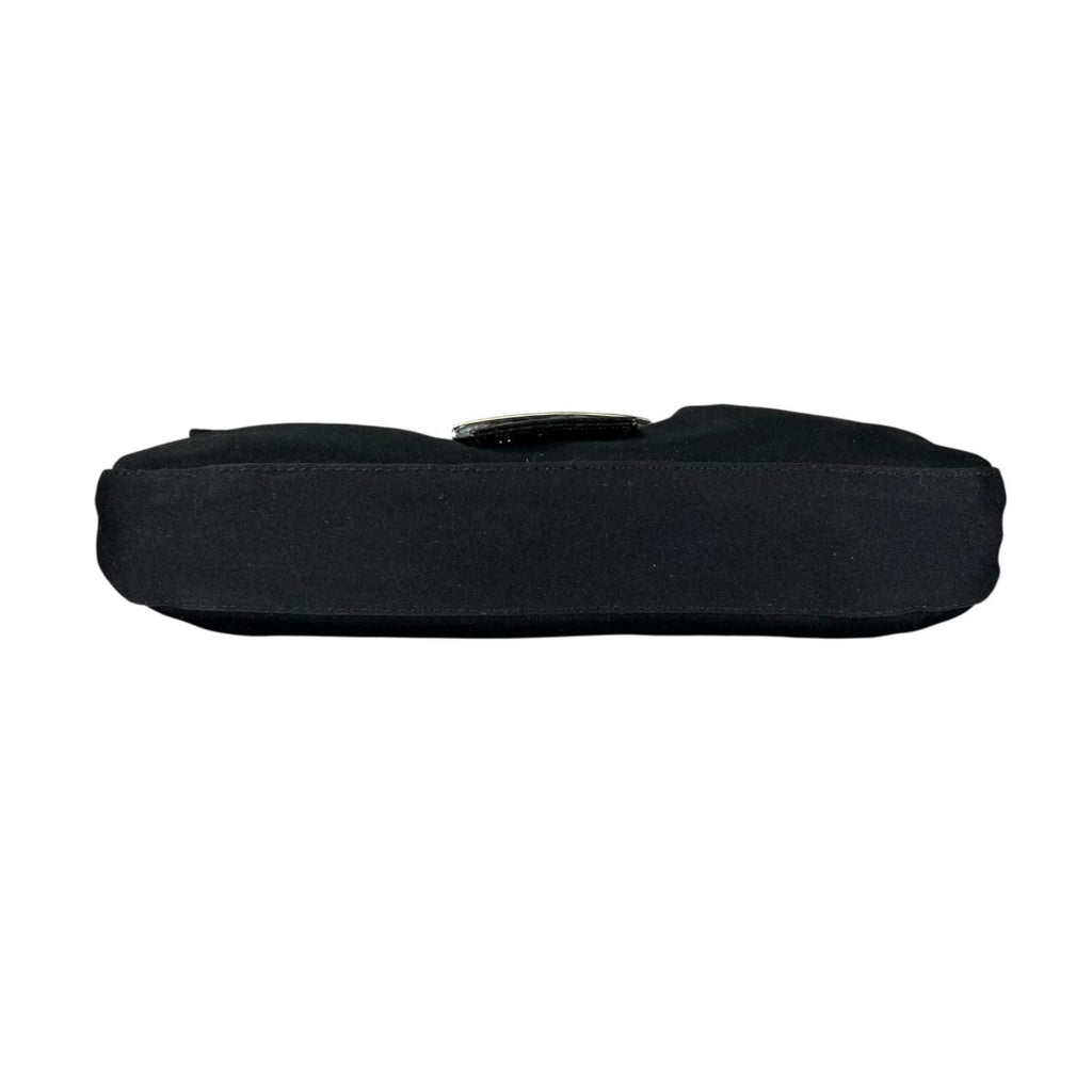 Fendi Mamma Baguette Handbag Jersey Black — view 4