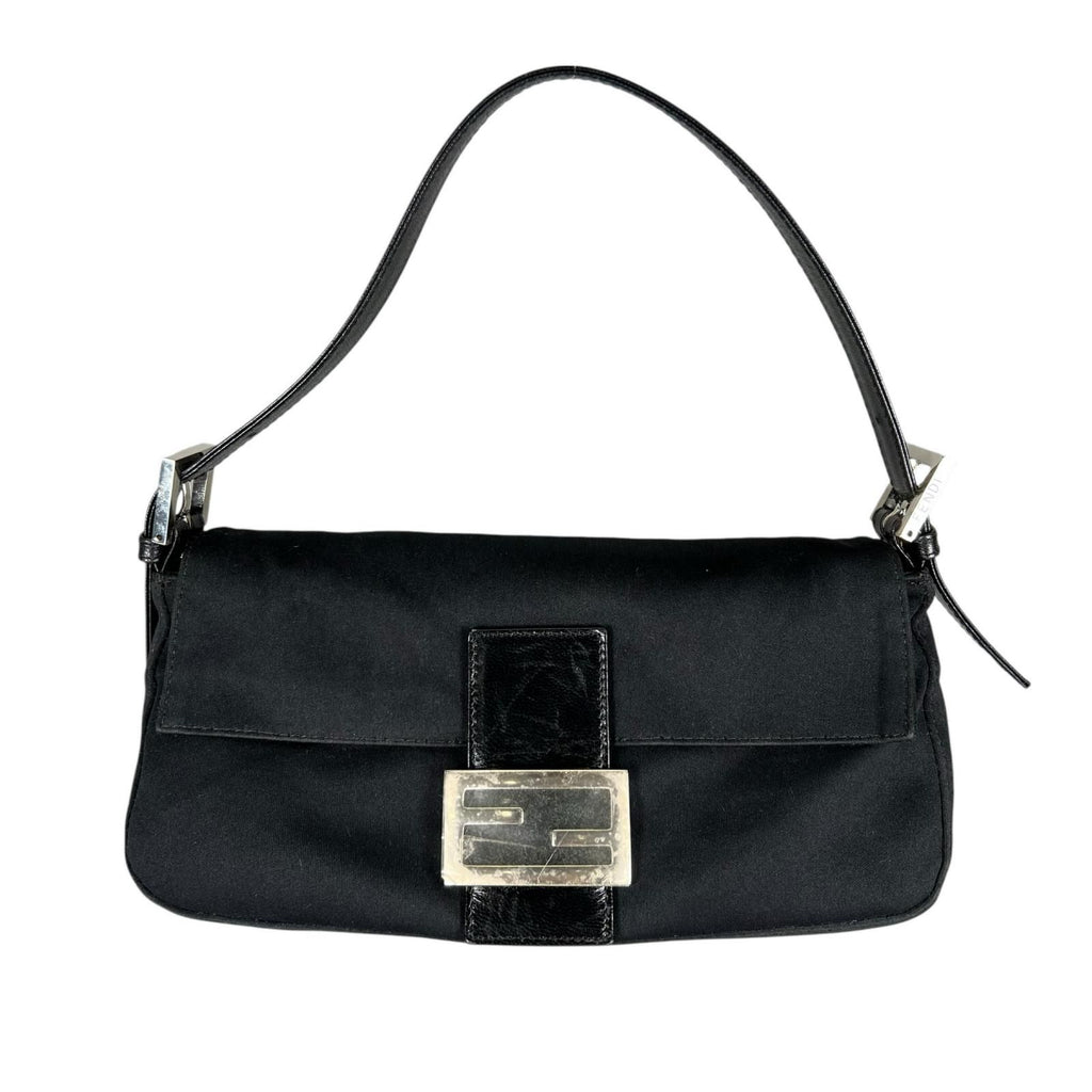 Fendi Handbag Jersey Black