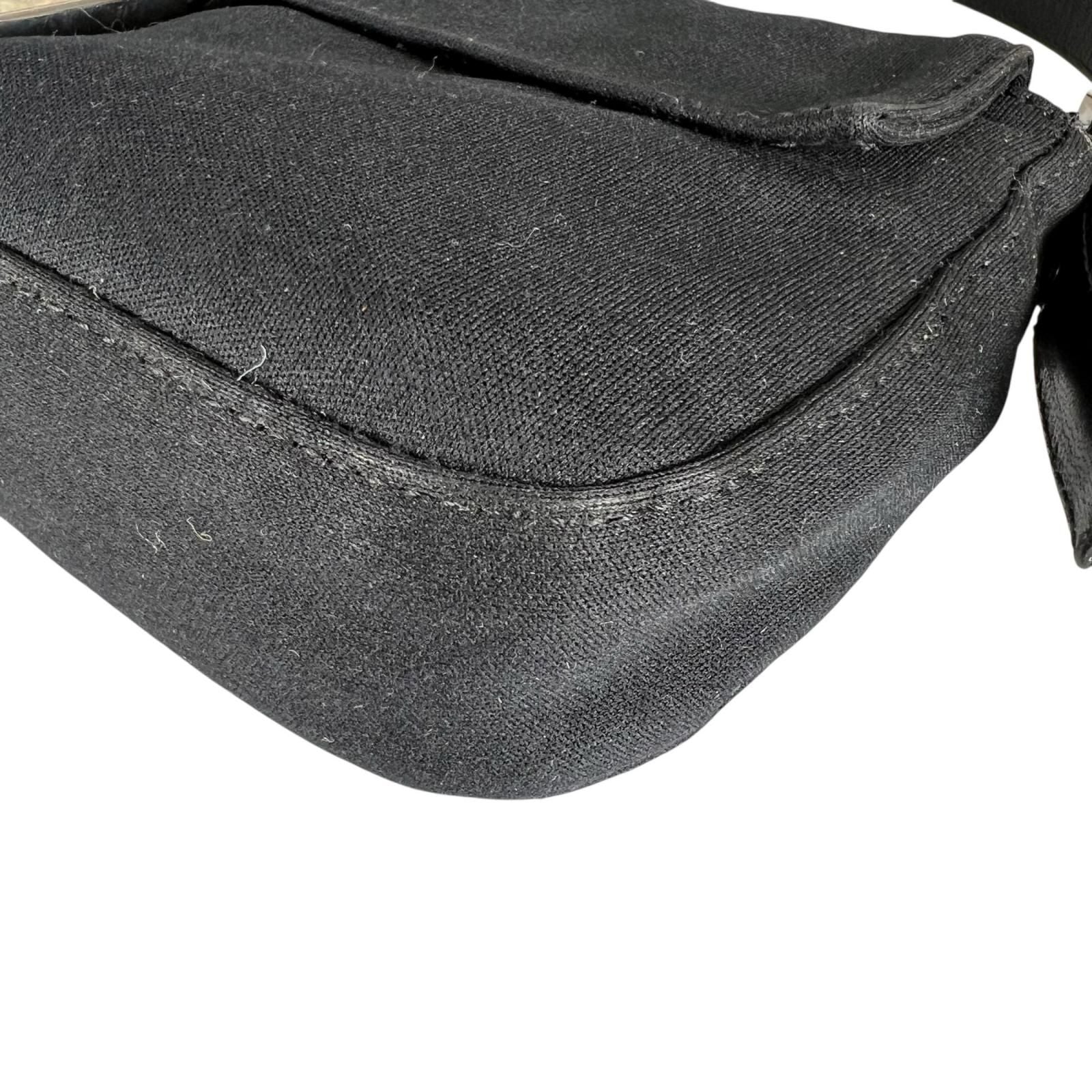 Fendi Handbag Jersey Black — view 7