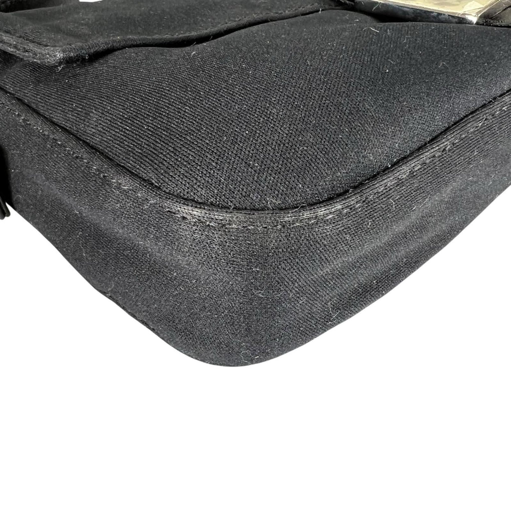 Fendi Handbag Jersey Black — view 6