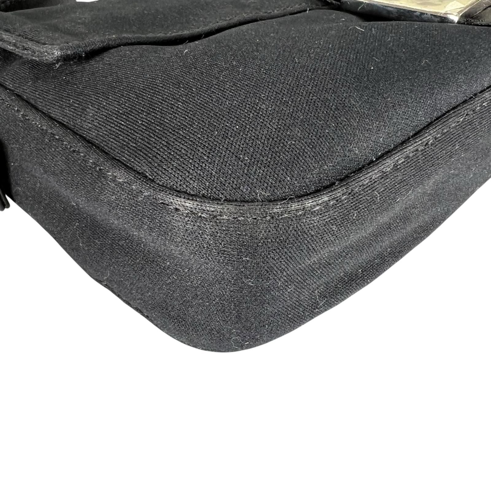 Fendi Handbag Jersey Black — view 6