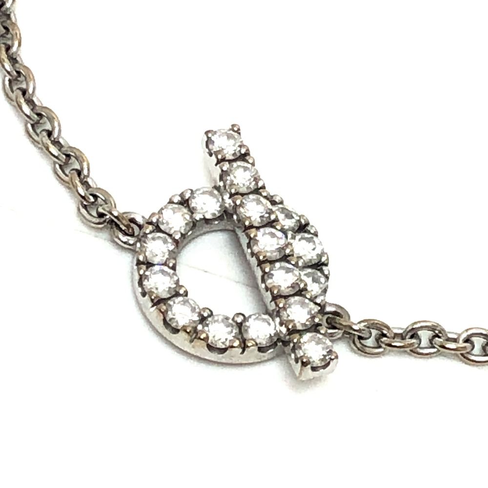 Hermes Bracelet Finesse 18k White Gold Silver — view 3