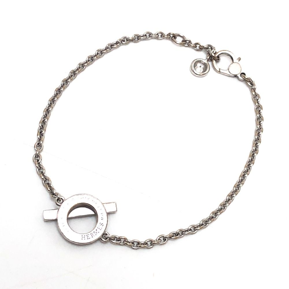Hermes Bracelet Finesse 18k White Gold Silver — view 2