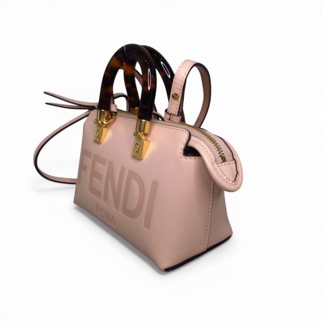 Fendi Visible Mini Shoulder Bag 2-Way Beige — view 3