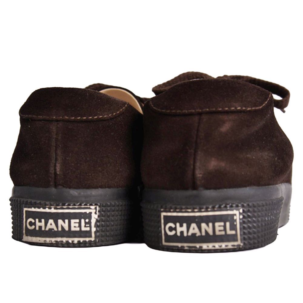 Chanel Vintage Sneakers Low Cut CC Logo — view 5
