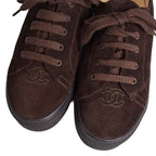 Chanel Vintage Sneakers Low Cut CC Logo — view 3