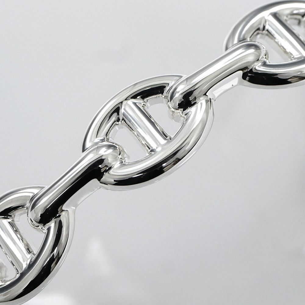 Hermes Bangle Chaine D'ancre Enchainee ST Silver Bracelet — view 4