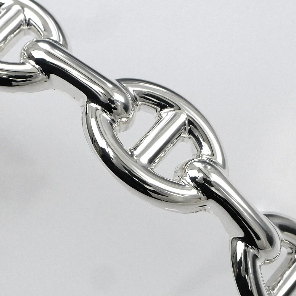Hermes Bangle Chaine D'ancre Enchainee ST Silver Bracelet — view 6