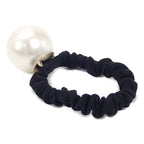 Chanel Pearl Scrunchie Hair Black — view 3
