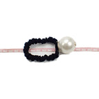 Chanel Pearl Scrunchie Hair Black — view 7