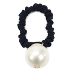 Chanel Pearl Scrunchie Hair Black — view 2