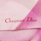 Dior Flower Floral Pattern Purple Multicolor Silk — view 5