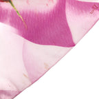 Dior Flower Floral Pattern Purple Multicolor Silk — view 4